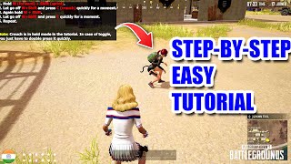 PUBG Crouch slide tutorial⚡Step-by-step⚡ (2025)