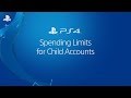 PS4 Parental Tip - Set Your Child's Spending Limit