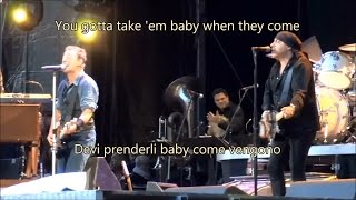 Take &#39;em As They Come - Bruce Springsteen - Lyrics &amp; SUB ITA