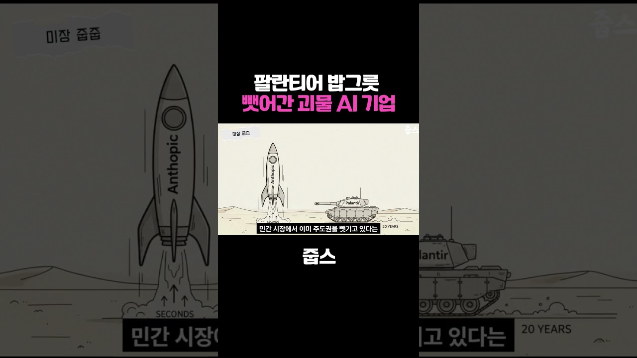 매출 50억에 20년? 팔란티어 밥그릇 뺏어간 괴물 AI 기업 ㄷㄷ