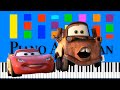 You Might Think Cars 2 Disney Pixar Slow Medium 4K Piano Tutorial