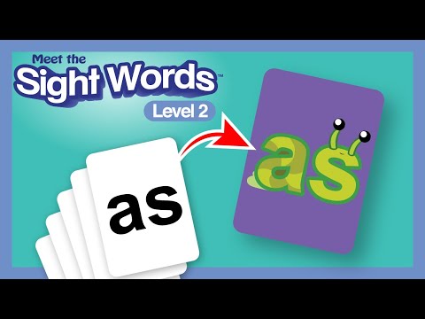 Meet the Sight Words Level 2 | Video Flashcards | Preschool Prep Company