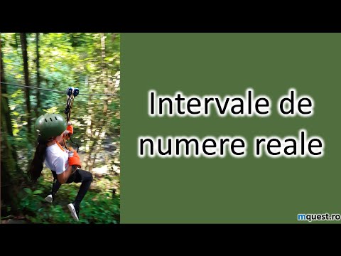 Intervale de numere reale, clasa a VII-a
