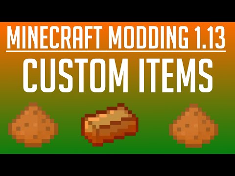 Minecraft Modding Tutorial for MC 1.14/1.14.3 - Basic Items