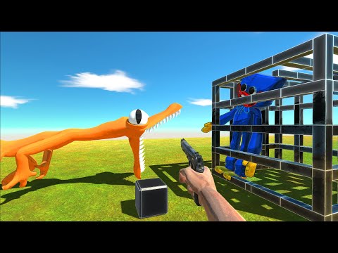 Help Rainbow Friends Orange Rescue Huggy Wuggy - ARBS