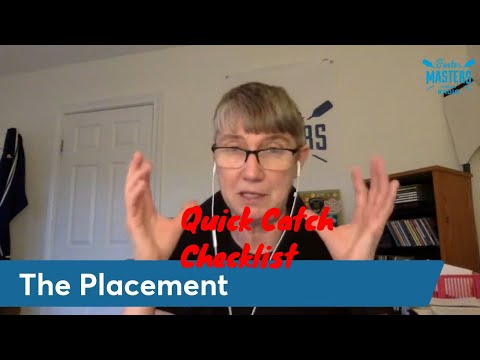 The Stroke Cycle - Blade placement at catch