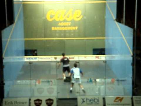 Squash: Case Swedish open Final 2006 David Palmer - Alex Gough Part 5.