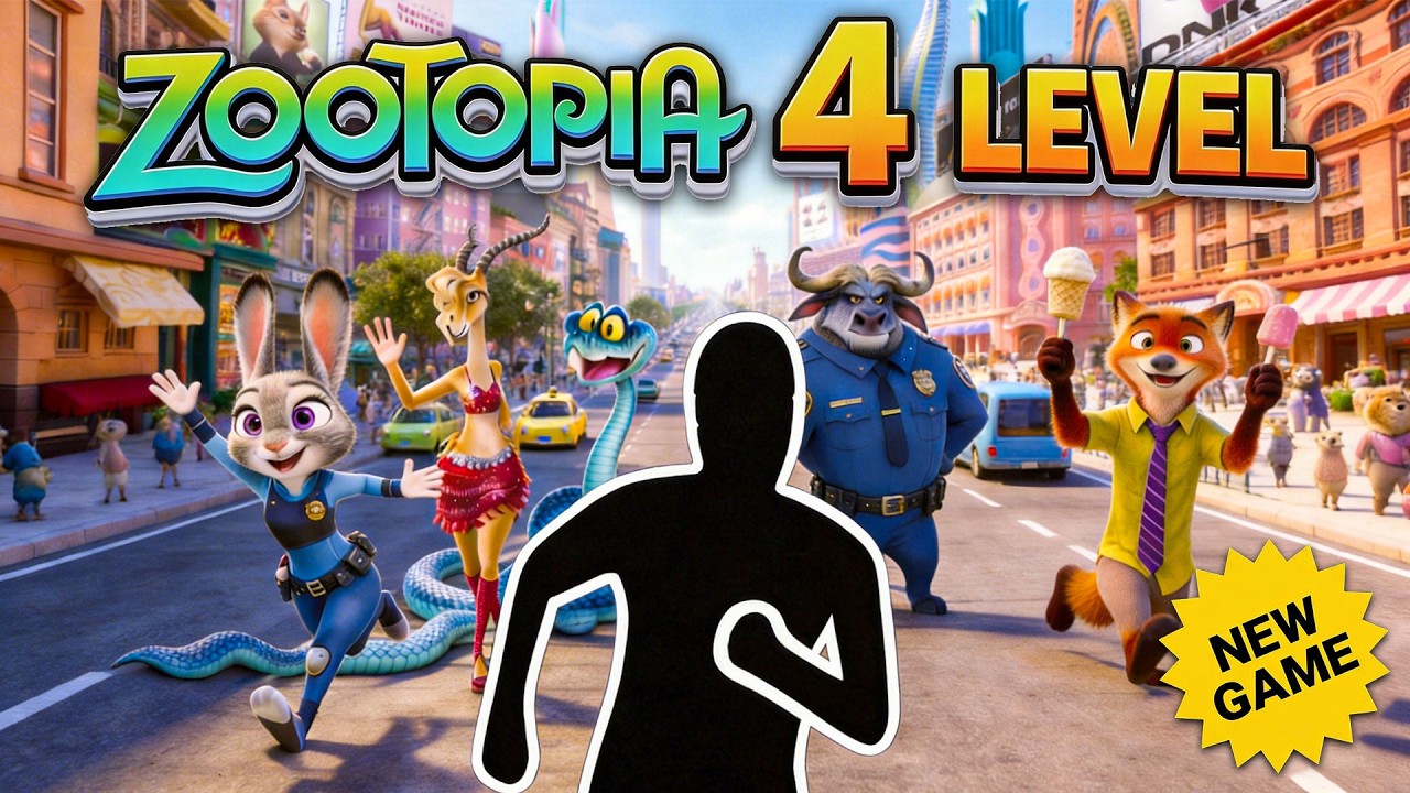 Immersive Interactive Warm Up丨 Zootopia 4 Escape Edition丨 Easy Daily Routine | Full Body #32