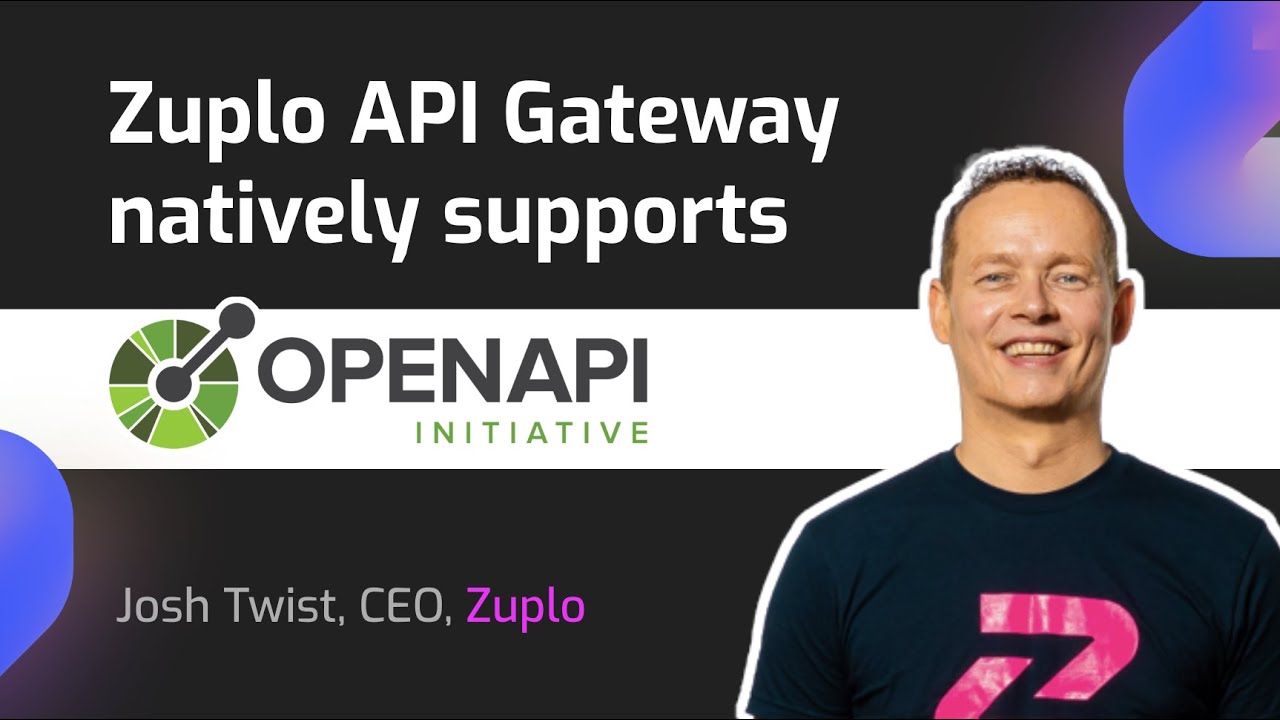 Zuplo API Gateway natively supports OpenAPI