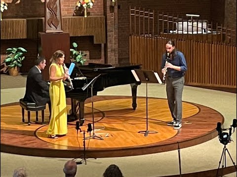 Concierto con brio for Oboe, Clarinet, Piano, Miguel del Aguila, Nancy Ambrose King, Ryan King.