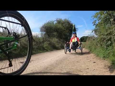 Two ice trikes on the Tissington and High Peak trails