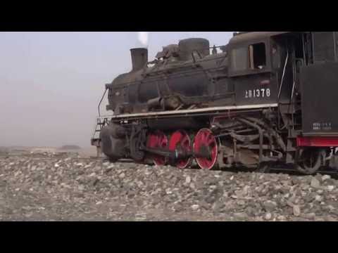Steam of Fuxin Coal Mine Railway China(Apl.2012) 1 　中国・阜新炭鉱鉄道の蒸気機関車（2012年4月）1