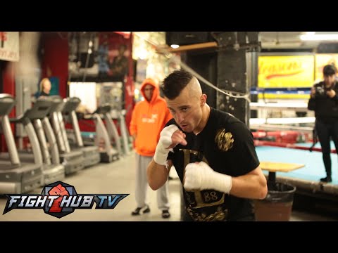 David Lemieux vs. Gabe Rosado - full video- Lemieux media workout