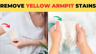 The Best Ways to Remove Yellow Armpit Stains from Colored Shirts & White Clothes