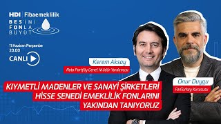 Kıymetli Madenler ve Sanayi Şirketleri Hisse Senedi Fonlarını Tanıyoruz I HDI Fi