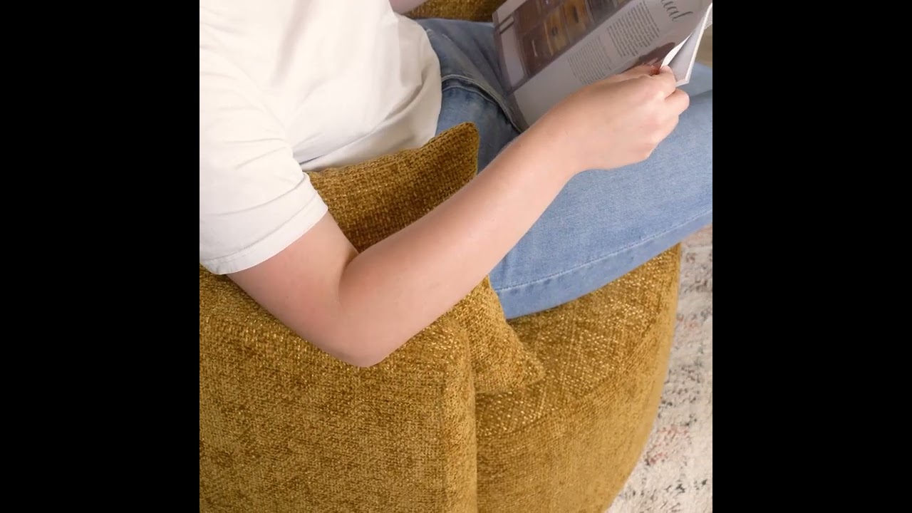 Fauteuil Ruby chenille stof taupe