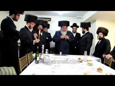 Spinka Rebbe Making Havdalah In Monsey Iyar 5772