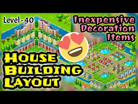 House Buildings Layout || Township || Level 40