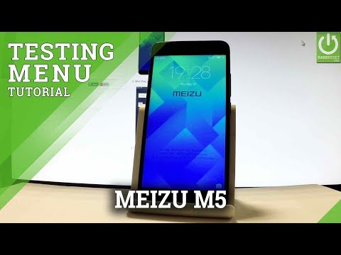 Test Menu in MEIZU M5 - Battery Info / Advanced Settings