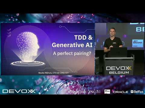 TDD & generative AI - a perfect pairing? by Bouke Nijhuis - YouTube