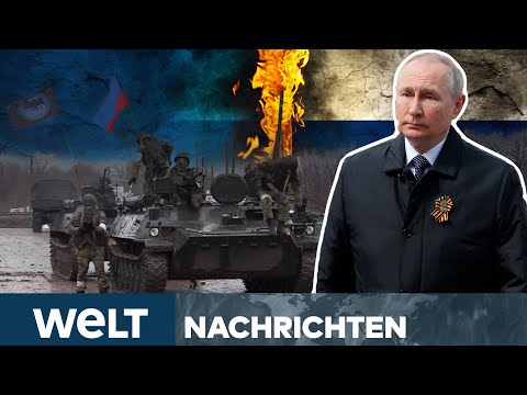 100 TAGE UKRAINE-KRIEG: Blutige Schlacht um Donbass - Russen kämpfen sich voran | WELT Nachtstream