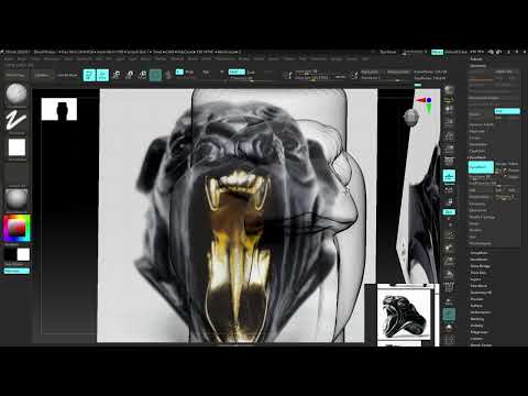 🇦🇲Zbrush sculpting jewelery, panther ring Pt 1    #zbrush  #jewellery  #sculpture #pixologic #ring