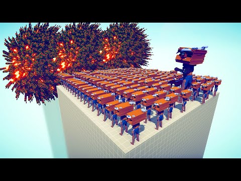 100x CHEST MONSTER + GIANT vs EVERY GOD - Totally Accurate Battle Simulator TABS