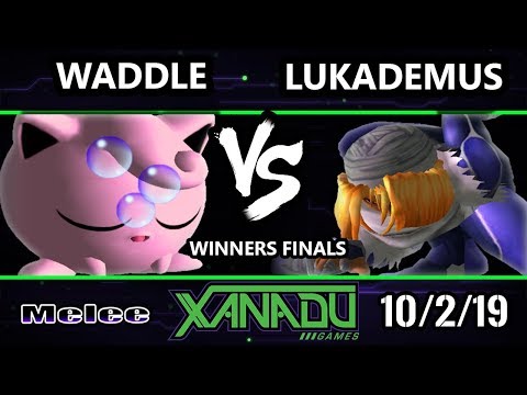 S@X 322 SSBM - waddle (Jigglypuff) Vs. Lukademus (Sheik) Smash Melee Winners Finals