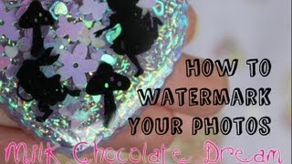 {Selling Online #8} How to Watermark your Photos