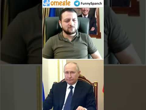 Putin and Zelensky met in chat roulette (Omegle)😳 #putin #zelensky