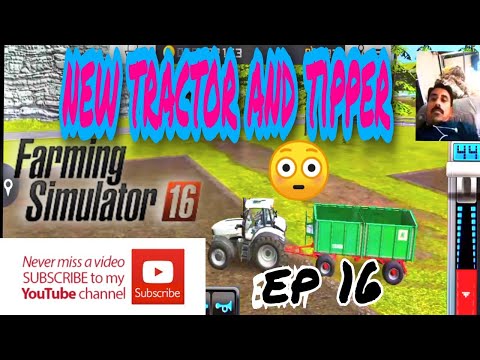 Ep..16. Buy new tractor and tipper |  how to buy new tractor and tipper in farming simulator 16