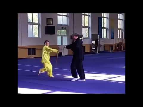 whip-cudgel sparring 鞭杆对打