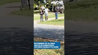 James Dunmore, boyfriend of Allisha Watts in handcuffs #shorts