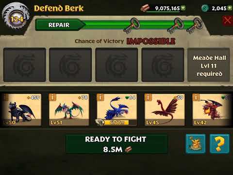 Rise of Berk | Defend Berk: Fleet 124 Defeated