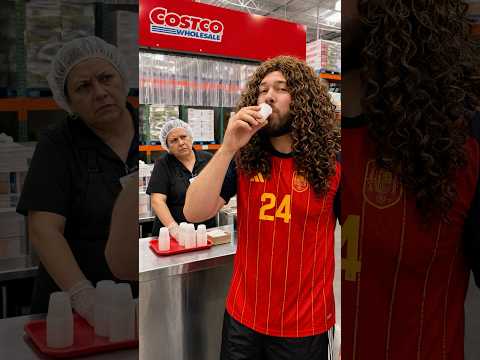 How Many Free Samples Can You Get Dressed as Footballers?
