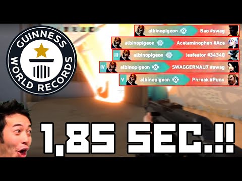 *NEW* World Record! Fastest Ace in Valorant! - Twitch Highlights