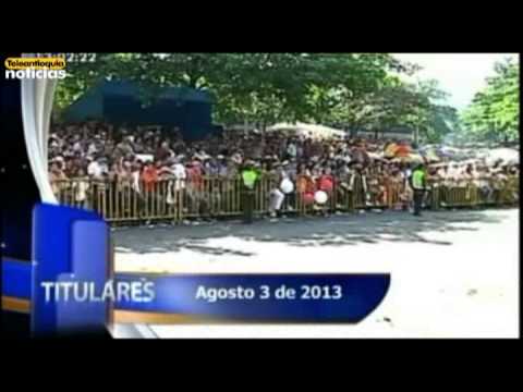 Titulares sábado 3 de agosto de 2013 - 1:00. p.m.