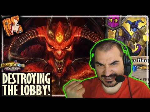 DELETING THE LOBBY WITH DIABLO! - Hearthstone Battlegrounds