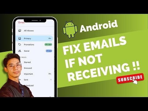 How to Fix Your Email When Not Receiving Emails Android !