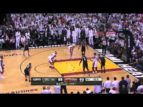 NBA Finals 2013: Game 7, Final minute