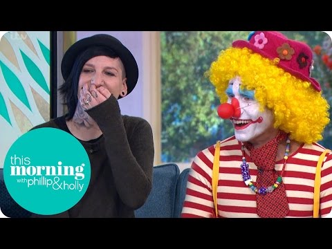 Viewer With Clown Phobia Faces Her Fears | This Morning