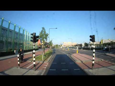 Bus ride Delft - Maasland | EBS route 33 - 4K