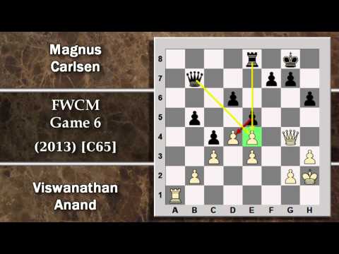 Partite Commentate di Scacchi 66 - Anand vs Carlsen - FWCM Game 6 - 2013 [C65] Spagnola Berlinese