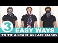 3 Ways to Tie a Face Mask Using a Scarf for Men: How to Protect Face, Neck and Hair Using Scarves