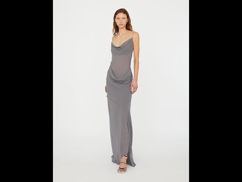 Christopher Esber Cowl Hip Slip Dress Review | Modern Minimalist Fashion
