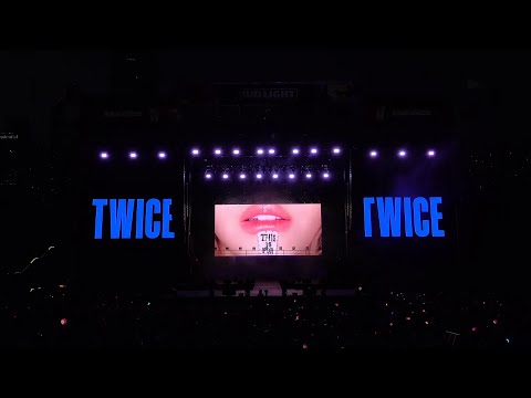 TWICE at Lollapalooza Four Intro