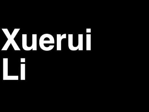 How to Pronounce Xuerui Li China Gold Medal Women's Badminton London 2012 Olympics Video