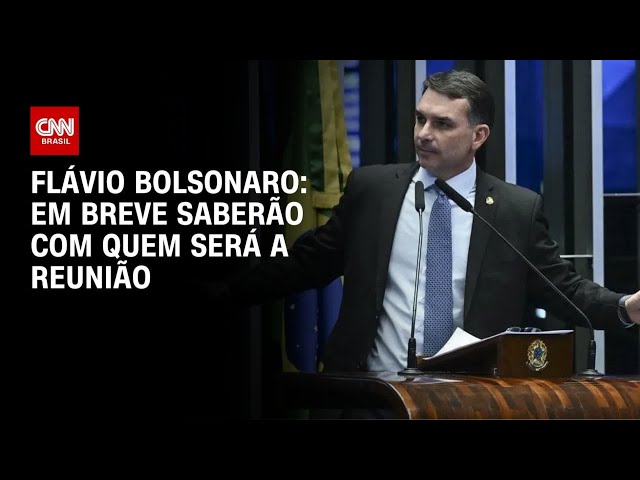 Em breve vocês saberão com quem será a reunião na Casa Branca, diz Flávio Bolsonaro | CNN 360°