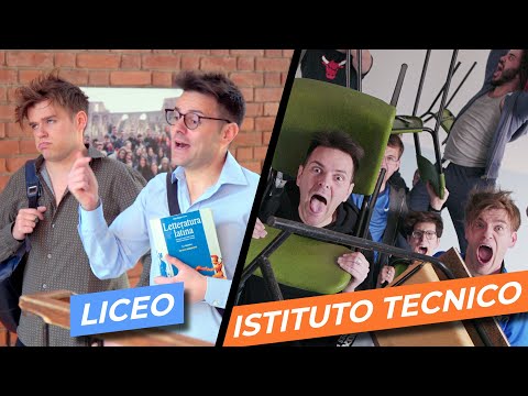 LICEO VS ISTITUTO TECNICO - Parodia Scuola -  iPantellas