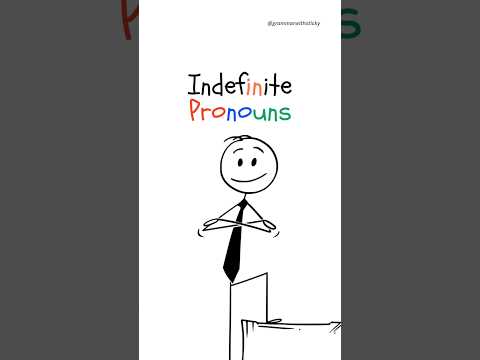 Indefinite Pronouns : Everybody , Somebody , Anybody , Nobody  #EnglishSticky